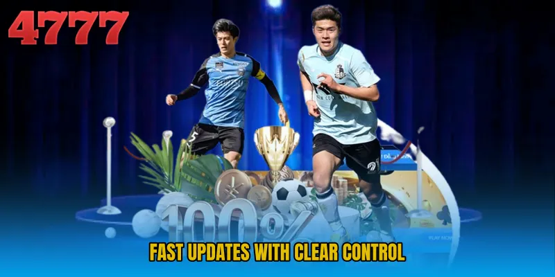 Fast updates with clear control